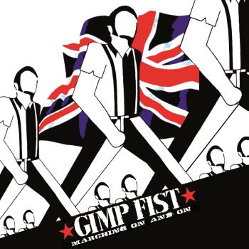 Gimp Fist - Marching On And On LP  (Blue Black Splatter Vinyl)